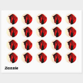 Stickers Cheval Rouge (Feuille)