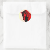 Stickers Cheval Rouge (Sac)