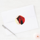 Stickers Cheval Rouge (Enveloppe)