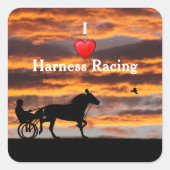 Stickers chevaux de Trot standard (Devant)