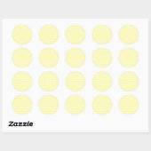 Stickers Chevron Jaune (Feuille)