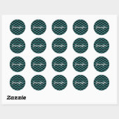 Stickers Chevron Parties scintillant (Feuille)