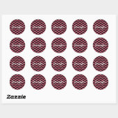 Stickers Chevron Parties scintillant (Feuille)