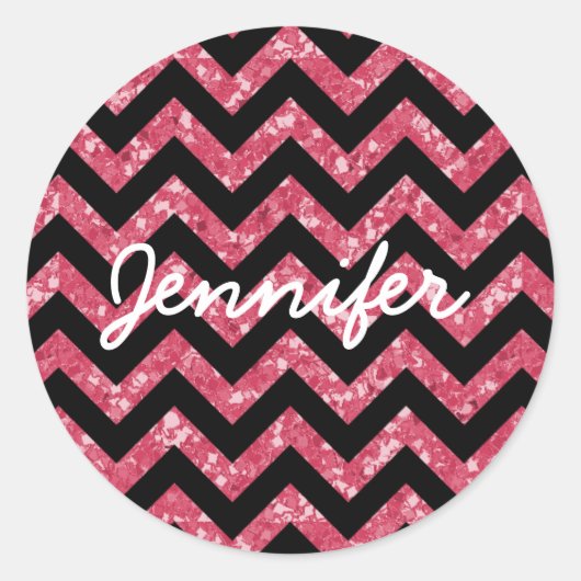 Stickers Chevron Parties scintillant (Devant)