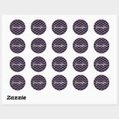 Stickers Chevron Parties scintillant (Feuille)