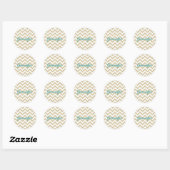 Stickers Chevron tendance (Feuille)