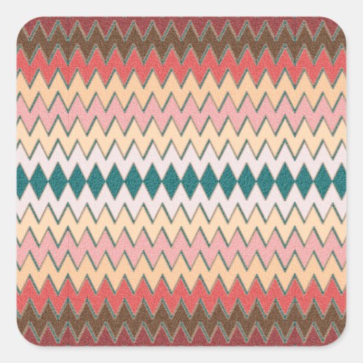 Stickers Chevron Zigzag sud-ouest 20/feuille (Devant)
