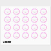 Stickers Chic Bokeh Pink Glamor Lights (Feuille)