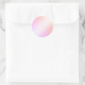 Stickers Chic Élégant violet mou rose Ombre blanc (Sac)