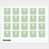 Stickers Chic Fleur De Lis, Sage (Feuille)