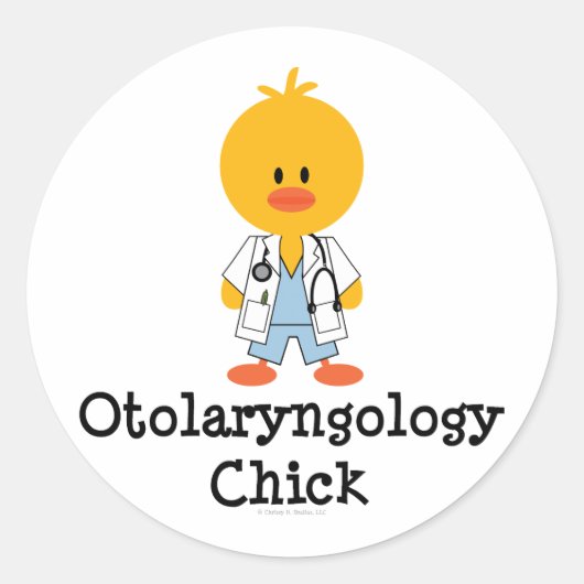 Stickers Chick Otolaryngology (Devant)