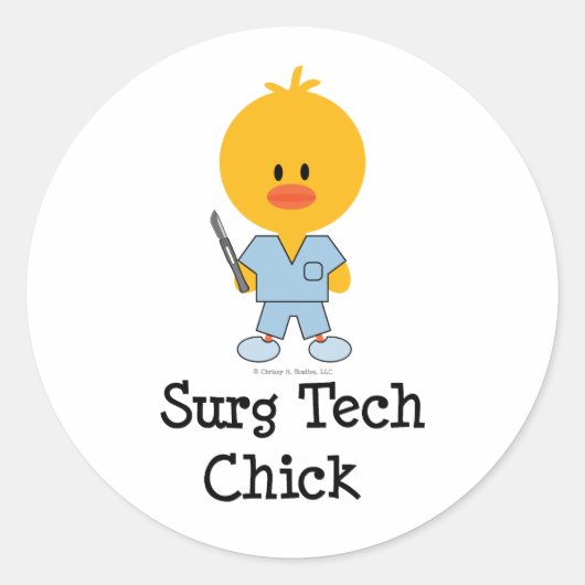 Stickers Chick Tech Surg (Devant)