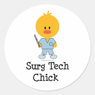 Stickers Chick Tech Surg