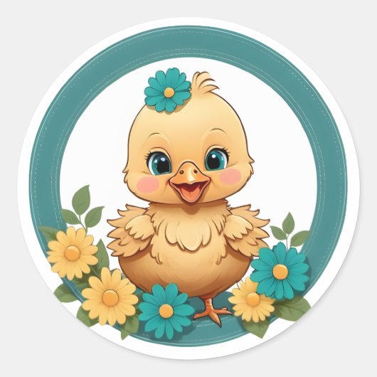 Stickers Chicky Cute Cheeky (Devant)