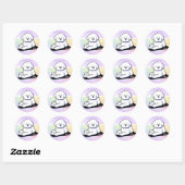 Stickers Chien Bichon Frise (Feuille)
