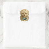 Stickers Chien Blanc vintage (Sac)