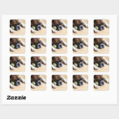Stickers Chien Boxe (Feuille)