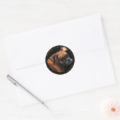 Stickers Chien Boxe (Enveloppe)