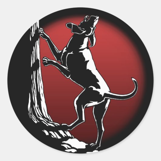 Stickers Chien Chasse Stickers Art Chien Chasse St (Devant)