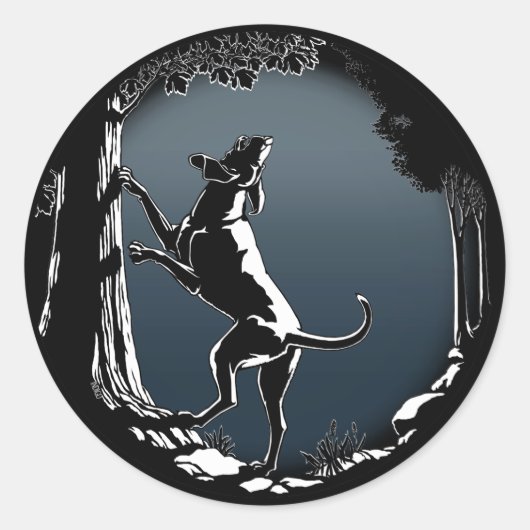 Stickers Chien Chasse Stickers Art Chien Chasse St (Devant)