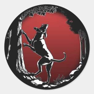 Stickers Chien Chasse Stickers Art Chien Chasse St