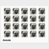 Stickers Chien Chien carlin (Feuille)