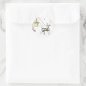 Stickers Chien Chinois Plongé Tags (Sac)