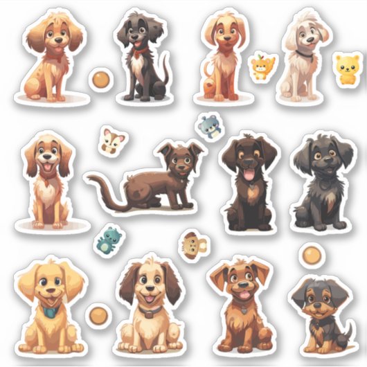 Stickers Chien Coupé (Devant)