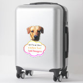 Stickers Chien Décor Personnalisé Pour Voiture (Sur valise)