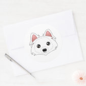 Stickers Chien Eskimo (Enveloppe)