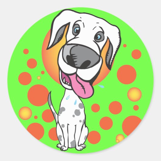 Stickers Chien mignon (Devant)