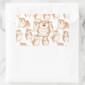 Stickers Chien mignon - Parfait pour les Amoureux  (Sac)