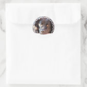 Stickers Chien noir de Terre-Neuve (Sac)