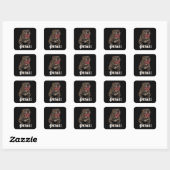 Stickers Chien Pitbull (Feuille)