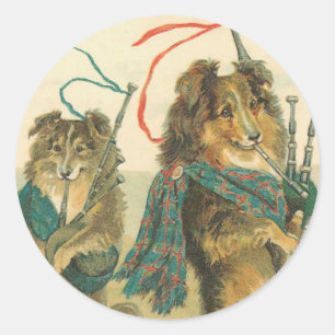 Stickers Chien vintage