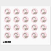Stickers Chig Chig Chic Husky Cute (Feuille)