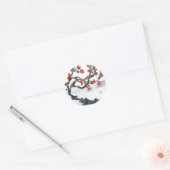 Stickers chinois en fleurs de prune (Enveloppe)