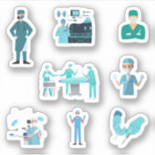 Stickers chirurgien (Devant)