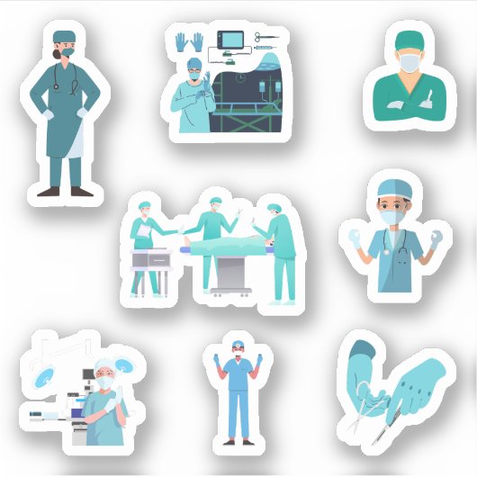 Stickers chirurgien (Devant)