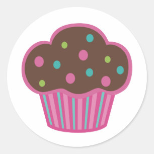 Stickers Chocolat Rose