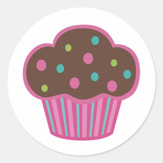 Stickers Chocolat Rose (Devant)
