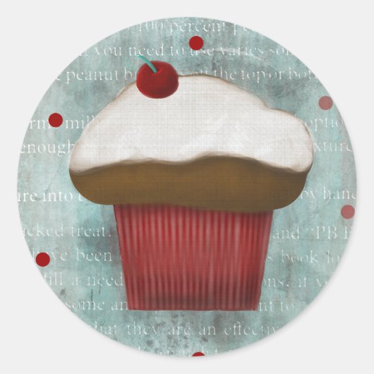 stickers chocolat vanille cupcake (Devant)