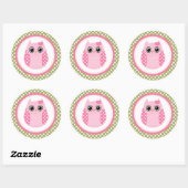 Stickers Chouette (Feuille)