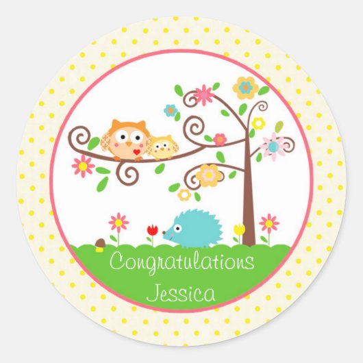 Stickers Chouette d'arbre (Devant)