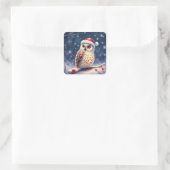 Stickers Chouette de Noël Festif coloré (Sac)