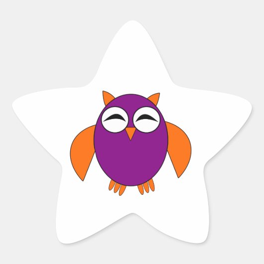 Stickers Chouette d'Halloween mignonne (Devant)