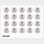 Stickers Chouette et Glories du matin (Feuille)