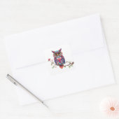 Stickers Chouette Romantique (Enveloppe)
