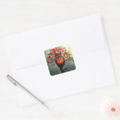 Stickers Chouette Romantique (Enveloppe)