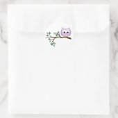 Stickers Chouette violette (Sac)